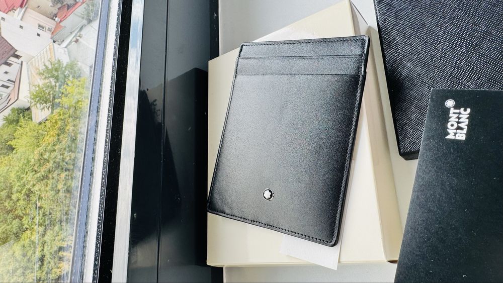MONTBLANC portofel carduri si carte identitate NOU