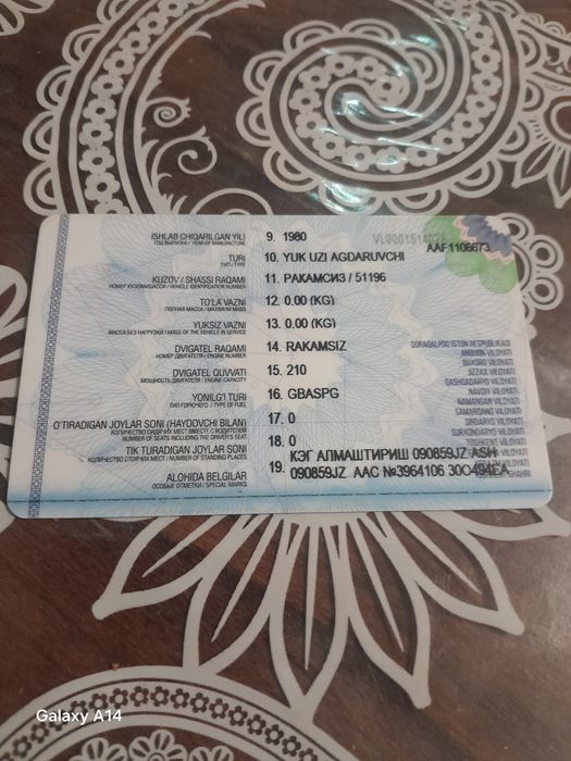 Sirocne sotiladi pul zarur