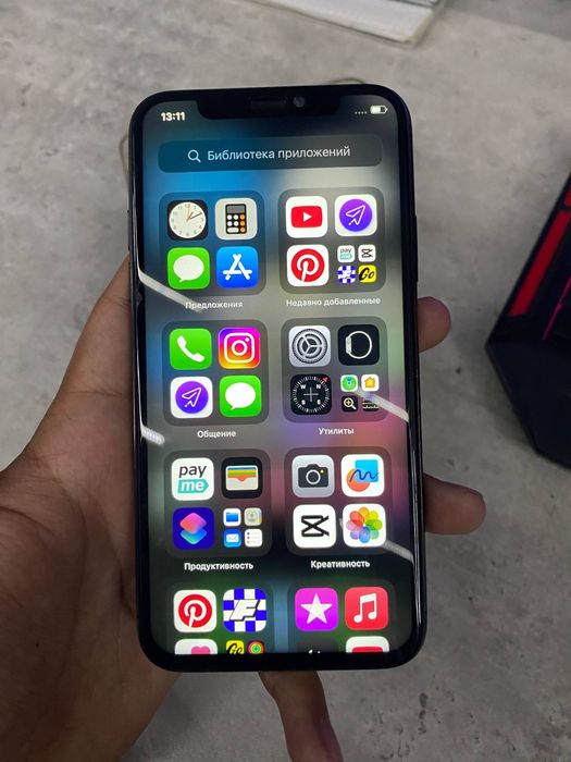 Iphone X 256 gb qora