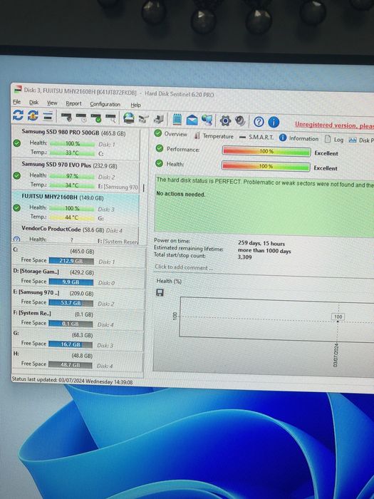 Hard Disk Laptop 160GB