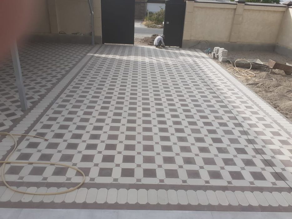 Укладка Брусчатка. Гранит. Мрамор.