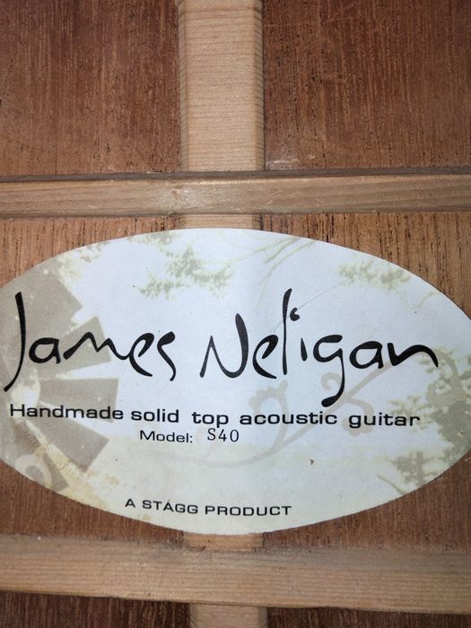 Електро акустична китара James Neligan S40 Solid top