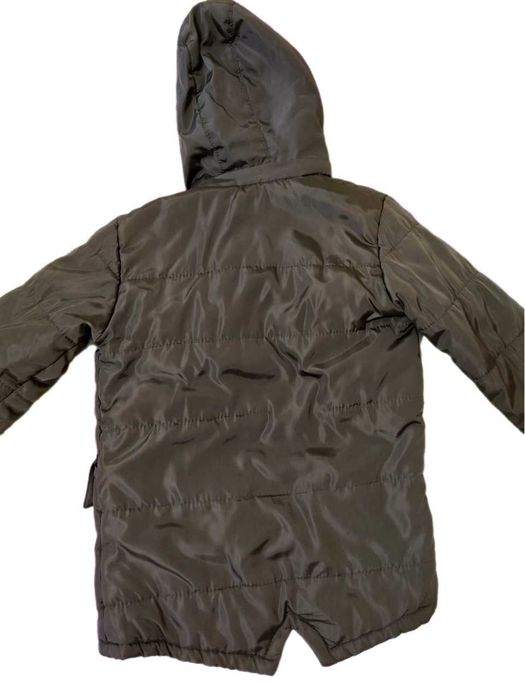 Тёмно-зелёная куртка, для мальчика