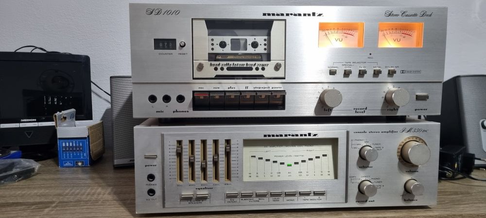 Amplificator Marantz PM 550 DC si deck SD 1010