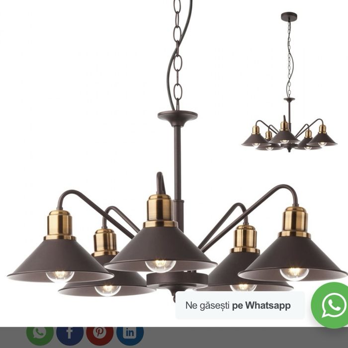 Candelabru stil industrial