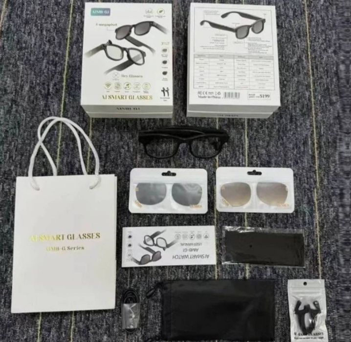 AI SMART GLASSES Смарт очки с видеокамера