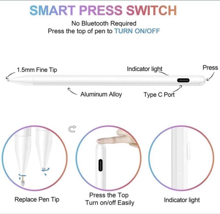 Pencil Stylus 2 cu palm rejection