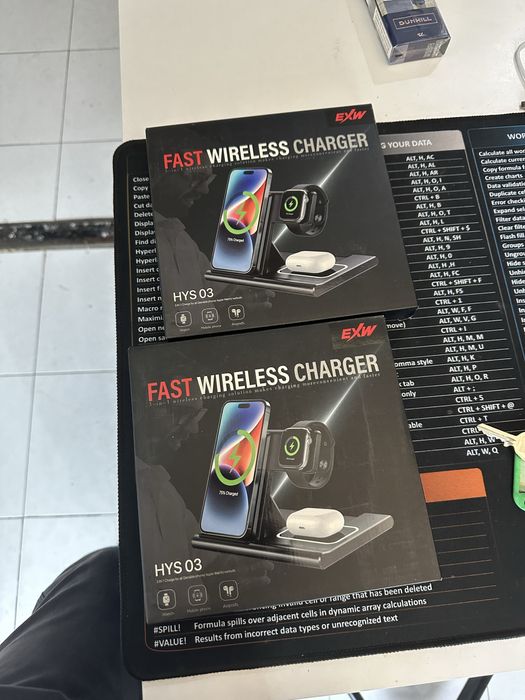 Încărcător  Wireless Fast Charger 3 in 1