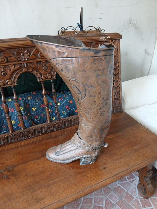 Cizma din arama/cupru pentru decor
