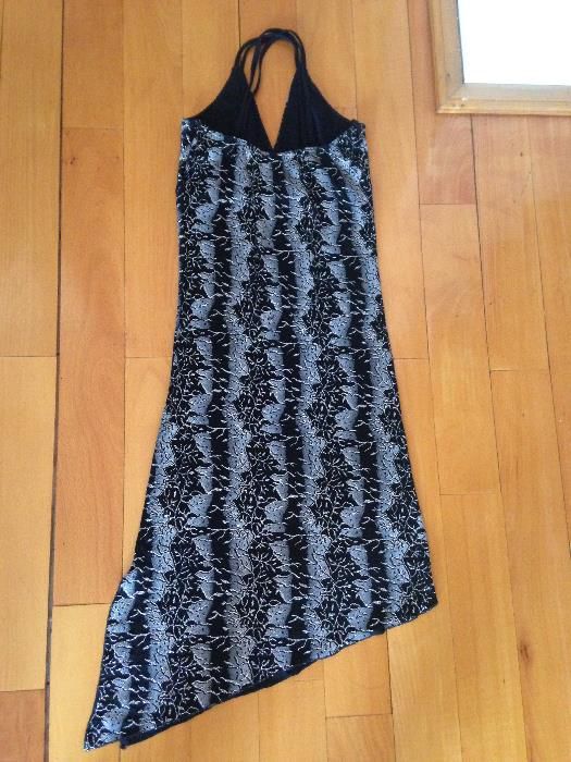 Rochie ocazie neagra cu sclipici