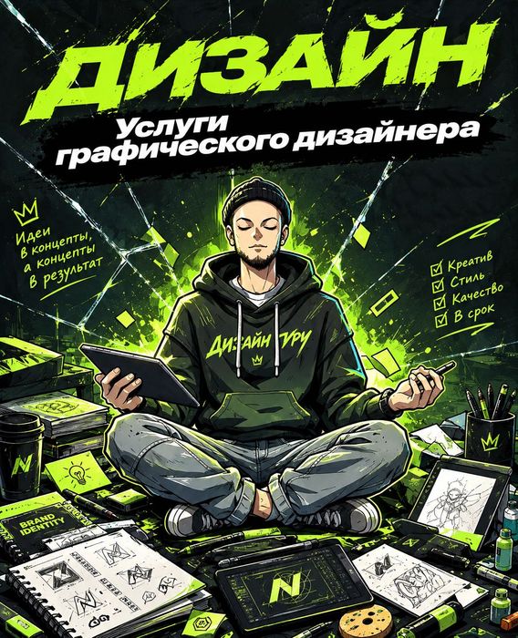 Услуги графического дизайнера