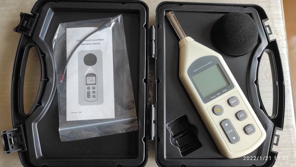 Професионален уред за измерване на шум