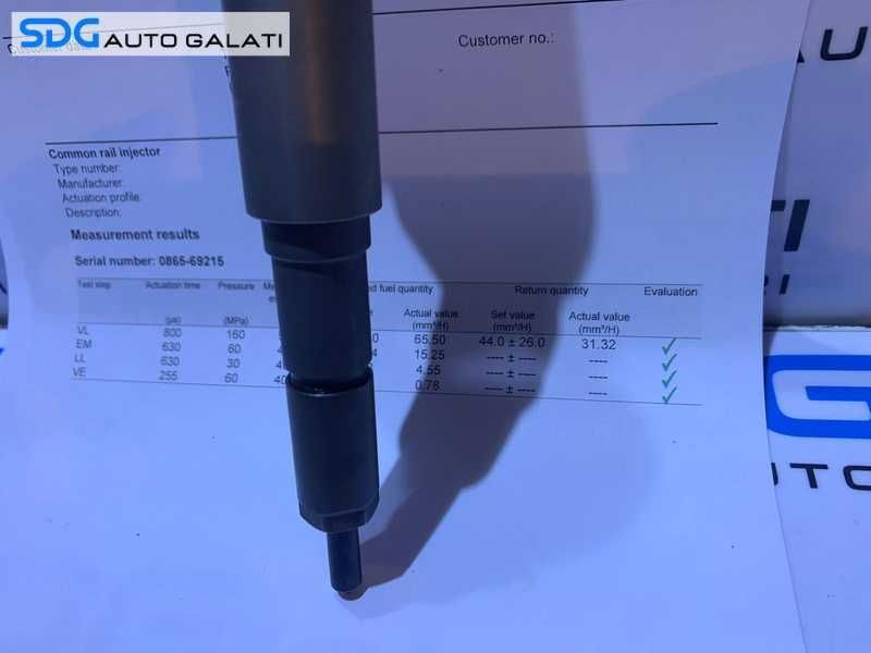 Injector Injectoare Probate Testate cu Fisa BMW Seria 1 E87 120 2.0 D 2003 - 2013 Cod 0445110216 7793836 [M7919]