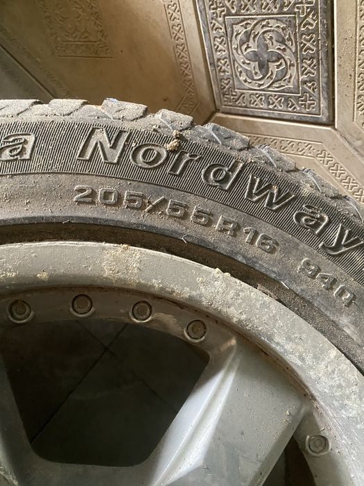 Зимний балон с дисками