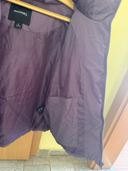 Лилаво женско зимно яке MONKL