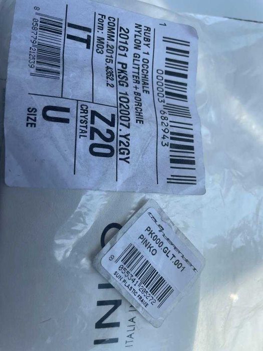 Очки новые PINKO