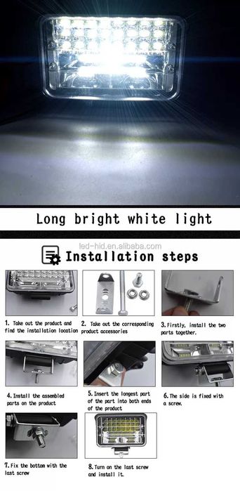 Лед Бар офроуд 12/24V -4инча