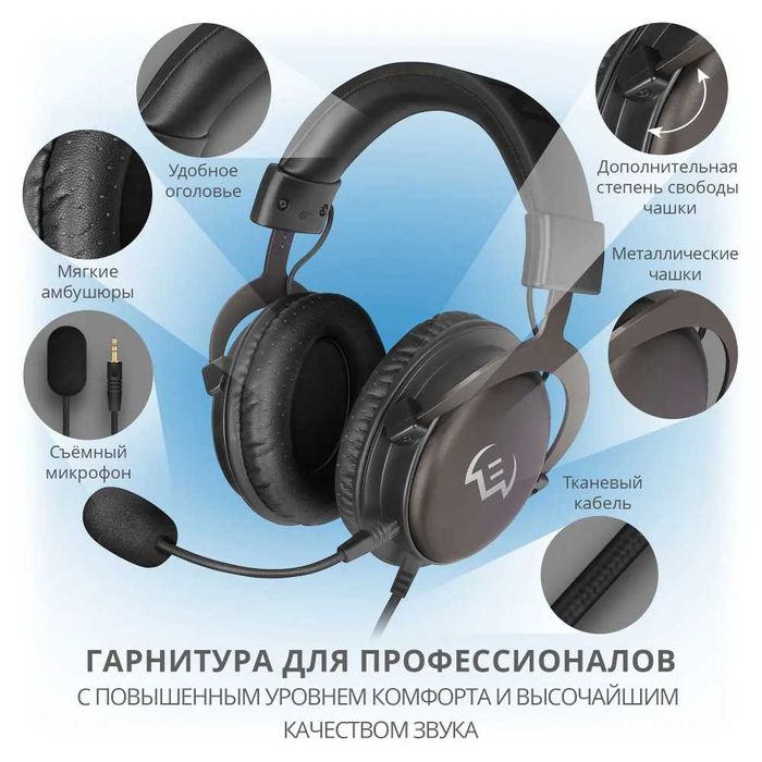 топовые игровые наушники SVEN AP-G999MV