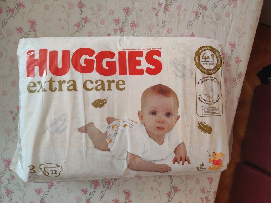 Scutece bebe Huggies 3 - 72 bucăți