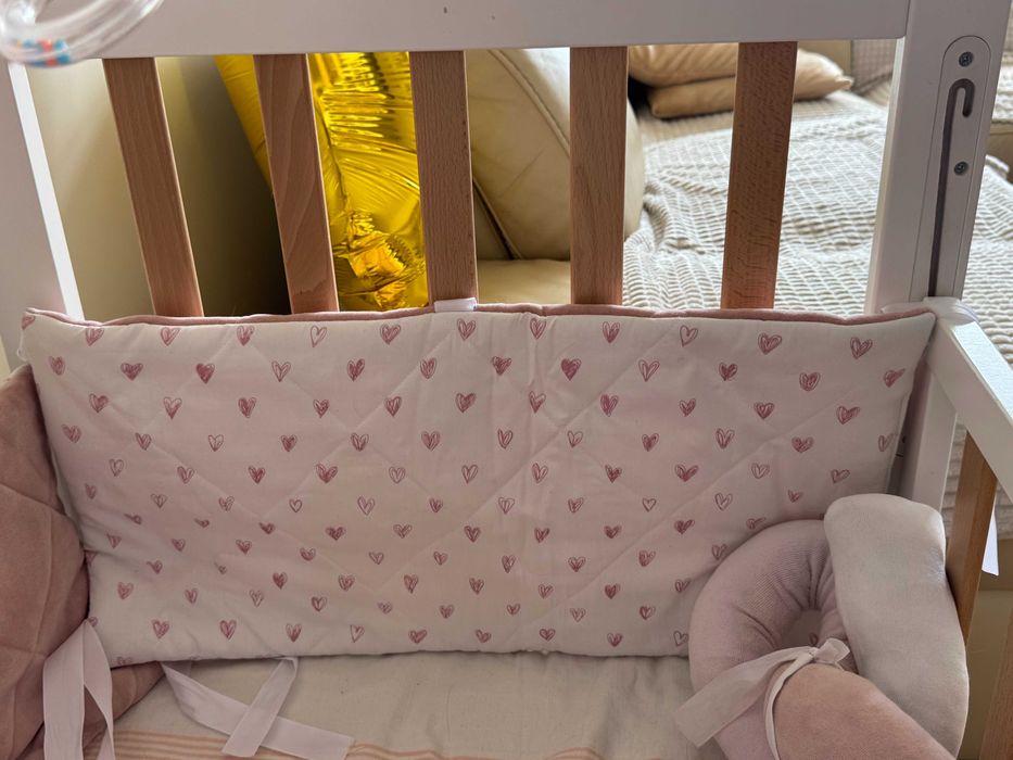 Set 3 aparatori matlasate patut 120x60 cm