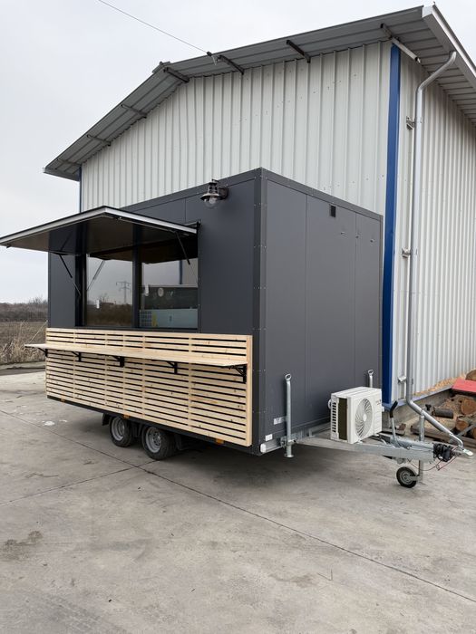 Rulota Comerciala 4m Fast Food Shaorma Kebab Echipata Complet In Stoc