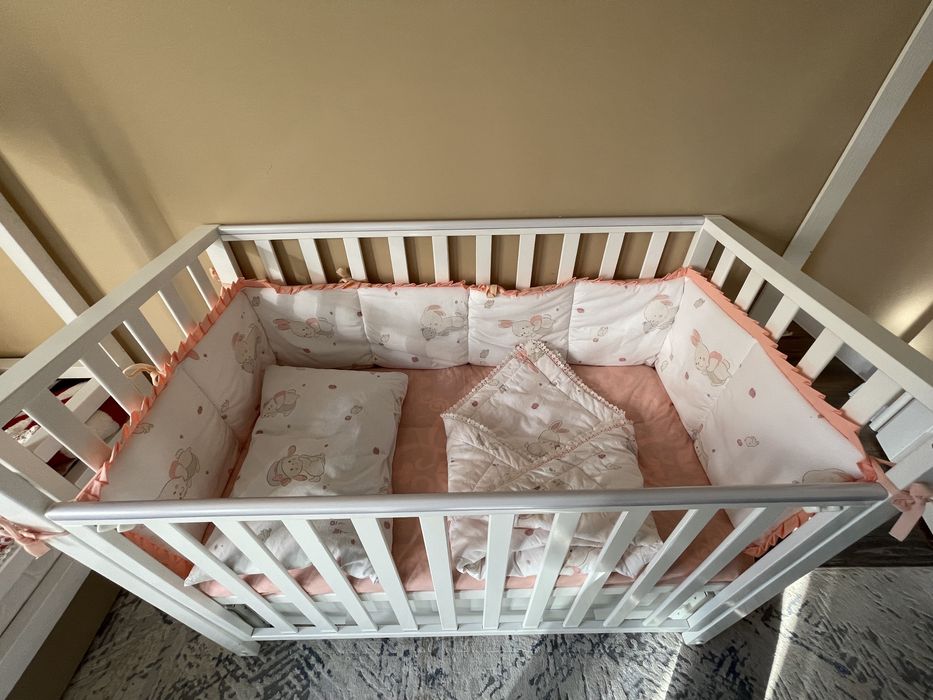 Детский манеж с бортиками