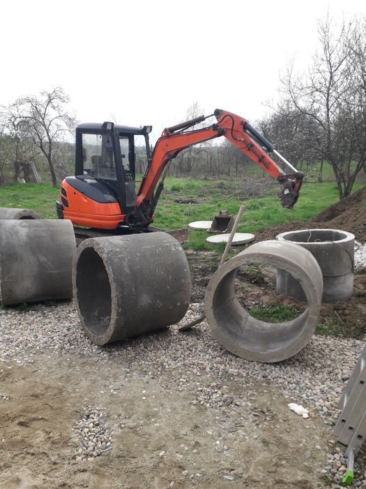 Miniexcavator si Excavator pentru sapaturi