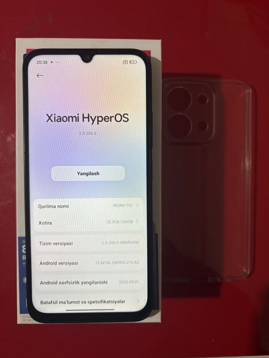 Redmi 15 c 8G 256G Qora