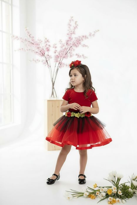 Costume serbare rochițe serbare fete mărimi 3,4,5,6,7 ani made în Româ