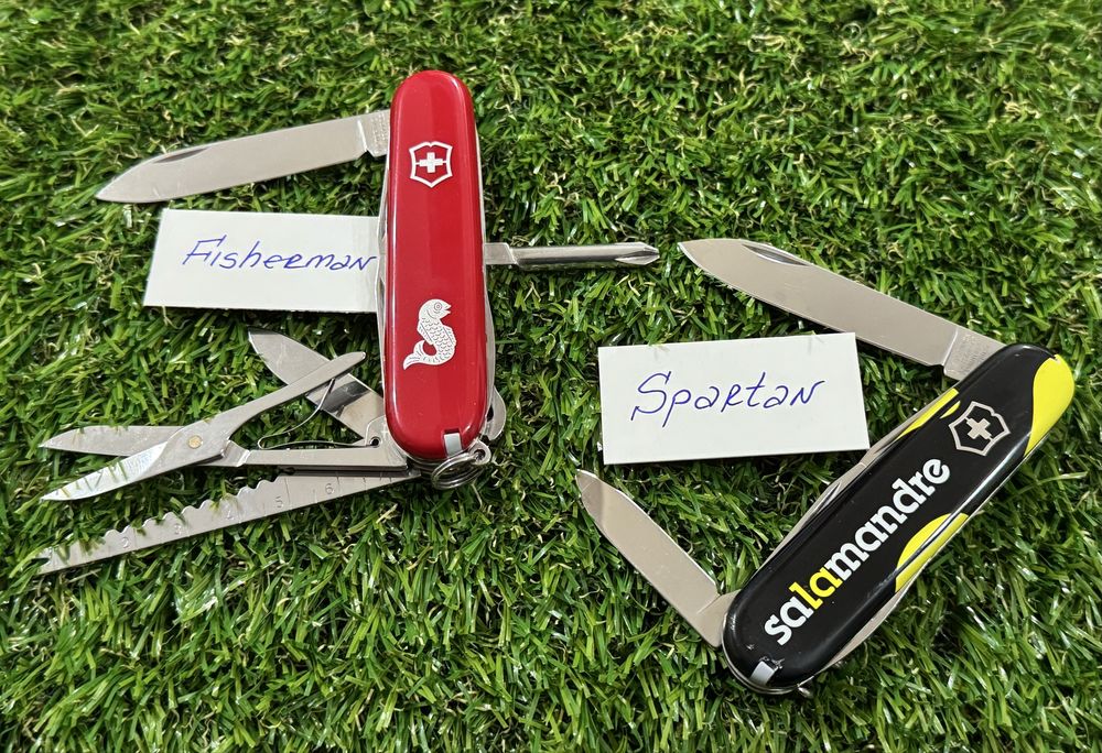 Швейцарски нож Fisherman + подарък Spartan