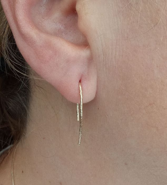 Златни обеци 14 карата