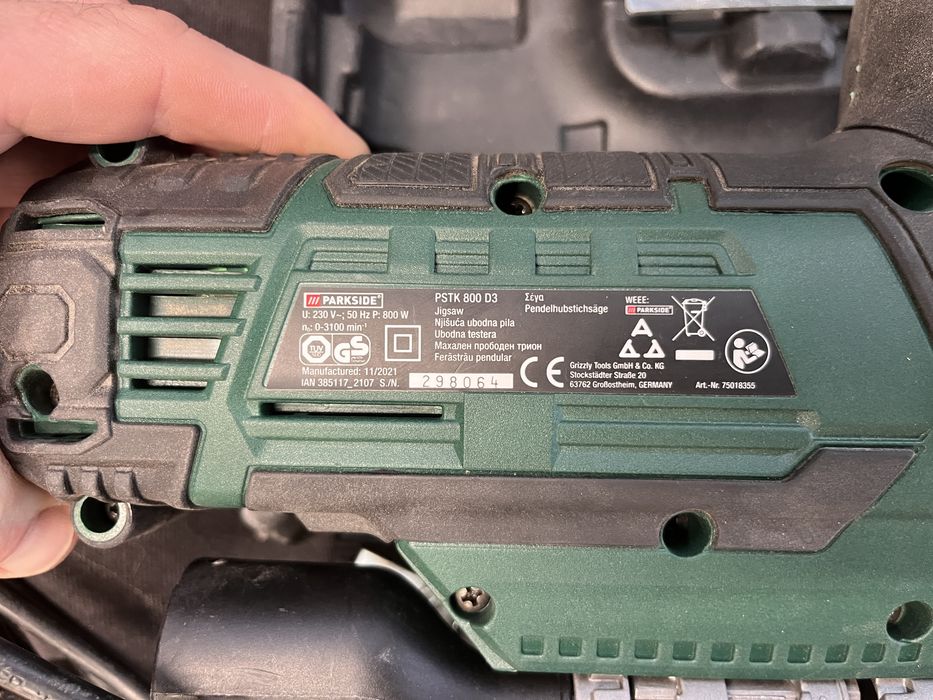 Зеге електрическo Parkside 800 D3