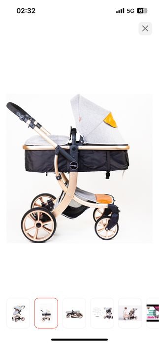 Коляска в отличном состоянии упакована