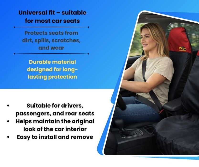 Универсални протектори за седалки 2 бр. водоустойчиви - разл. цветове