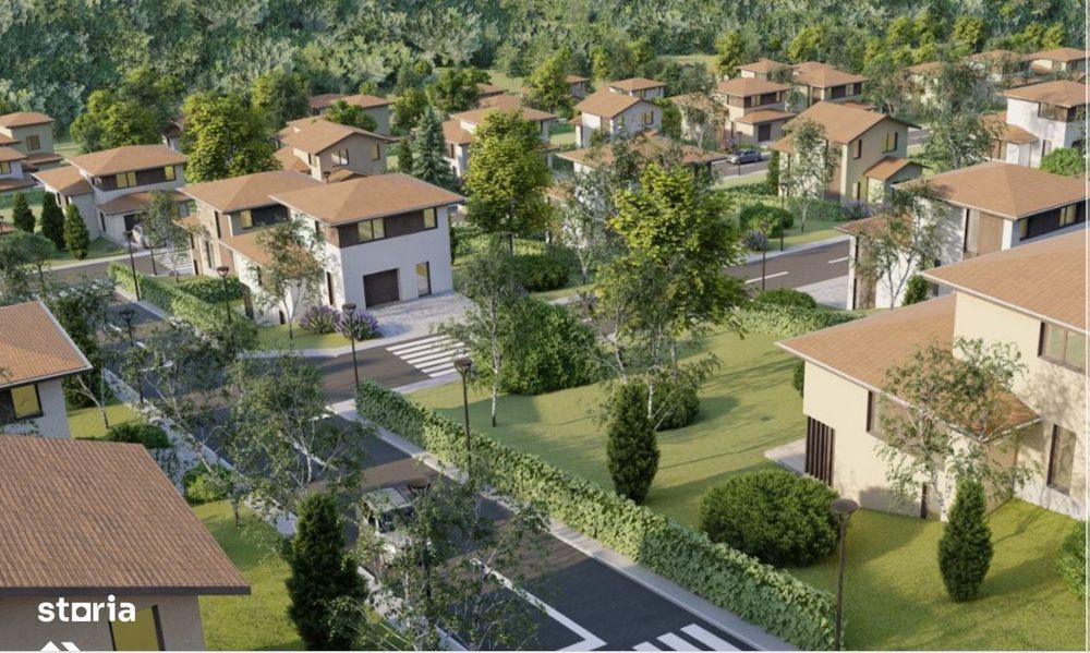 Teren intravilan Chinteni 1.000mp pentru Duplex cu PUZ aprobat