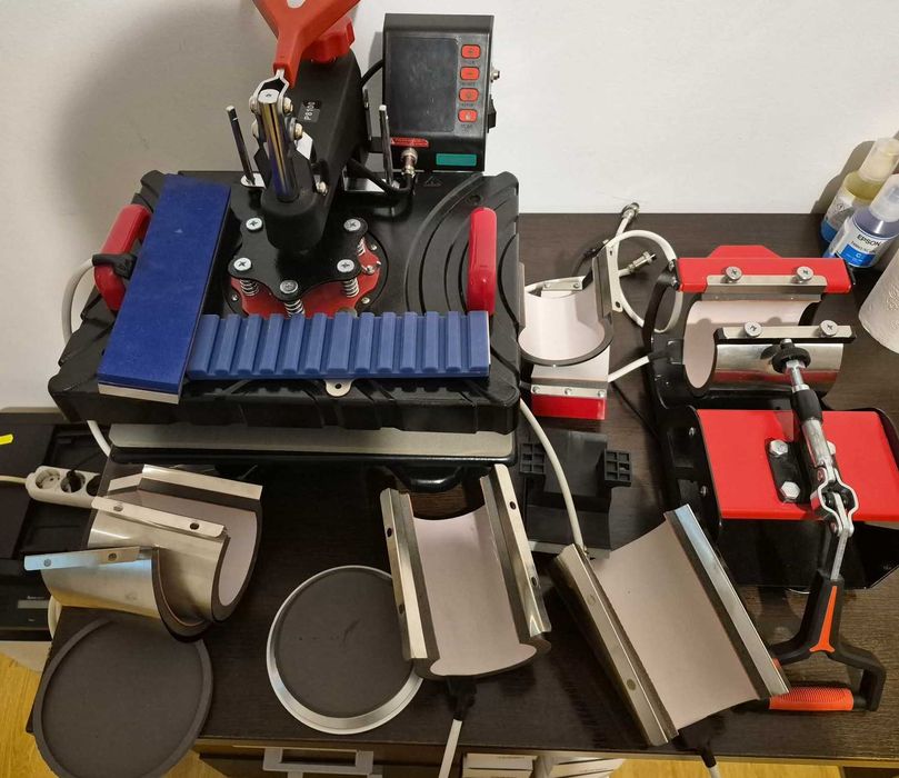 Presa termica 11 in 1 FREESUB + toate accesoriile