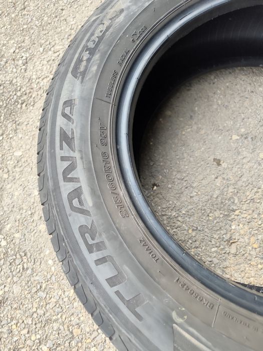 215/60/16" 4бр Bridgestone Turanza, dot2616.7mm
