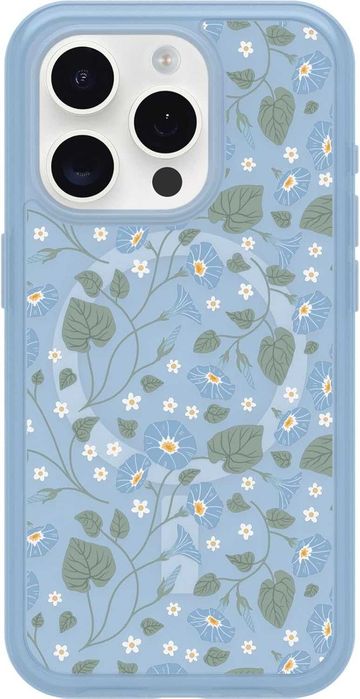 OtterBox Symmetry Series Case за iPhone 15 Dawn Floral Blue | Нов