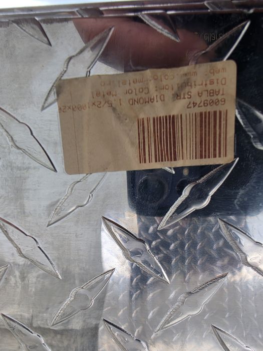 Tablă striata aluminiu 1.5/2×1000