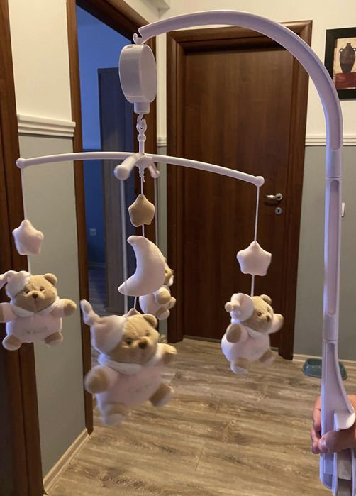 Carusel Pentru Patut Bebelusi Puccio Roz Nanan