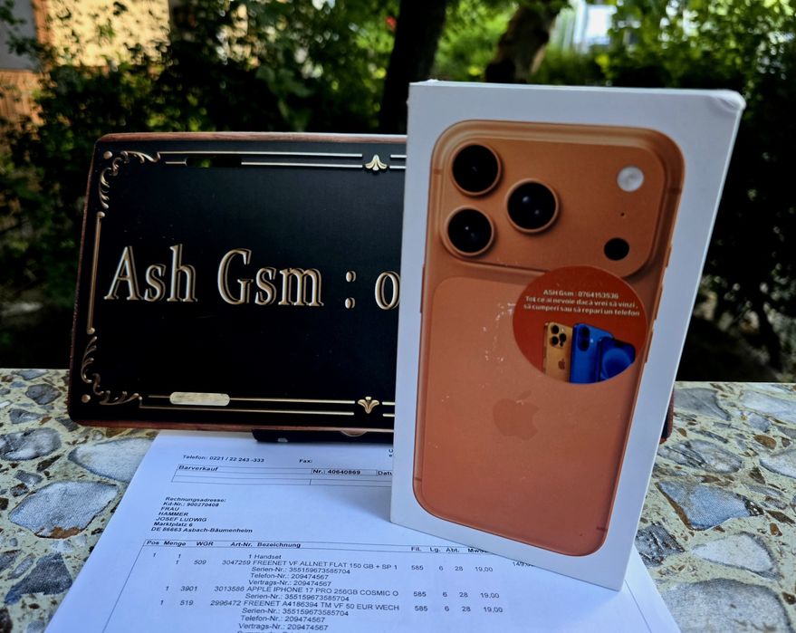 Iphone 17 Pro Orange SIGILAT