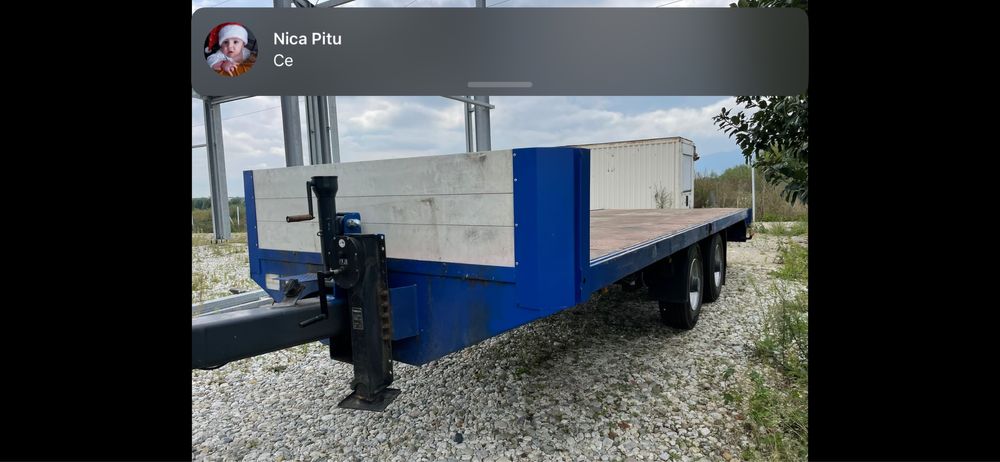 Vint remorca tip trailer