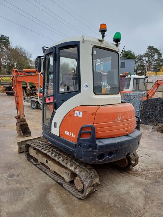 Miniexcavator kubota kx 71-3 excavator 2.7 tone 3 tone