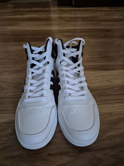 Sneakers Adidas Hoops 3.0 marimea 42 Mid Classic Vintage Shoes GW3019 Alb