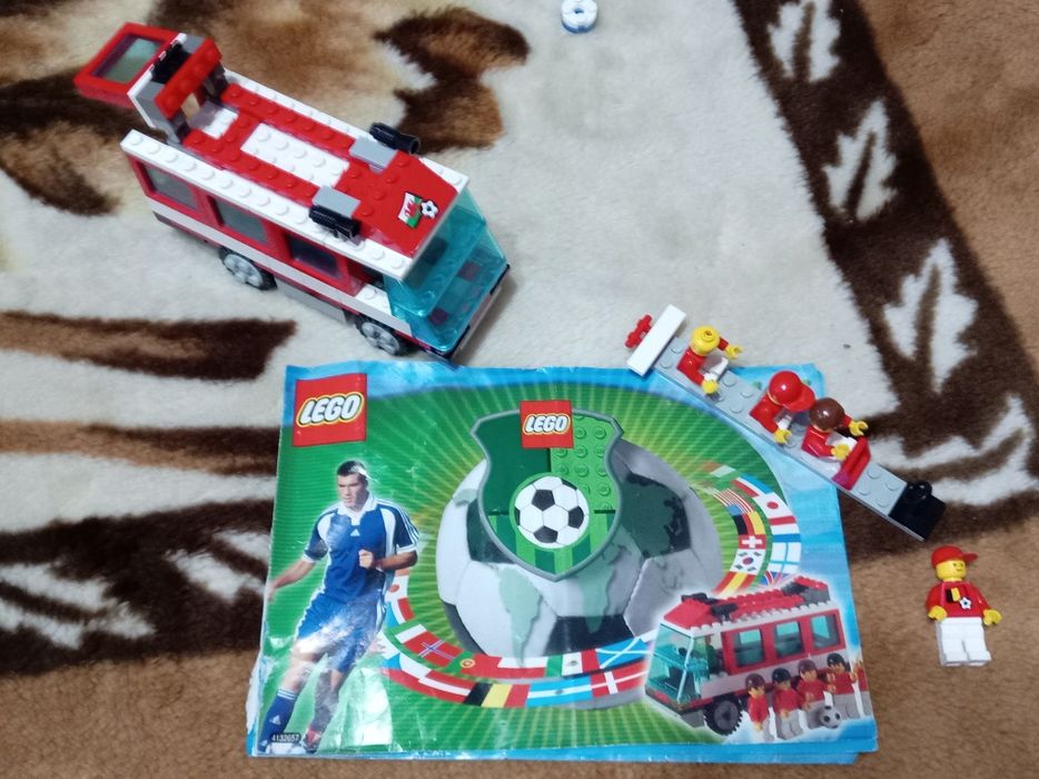 Раритет LEGO 3407 Футбольный автобус (2000 г.) + Инструкция»