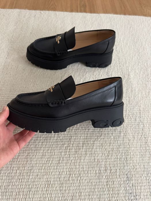 Vand loafers COACH din piele naturala originali, cu cutie