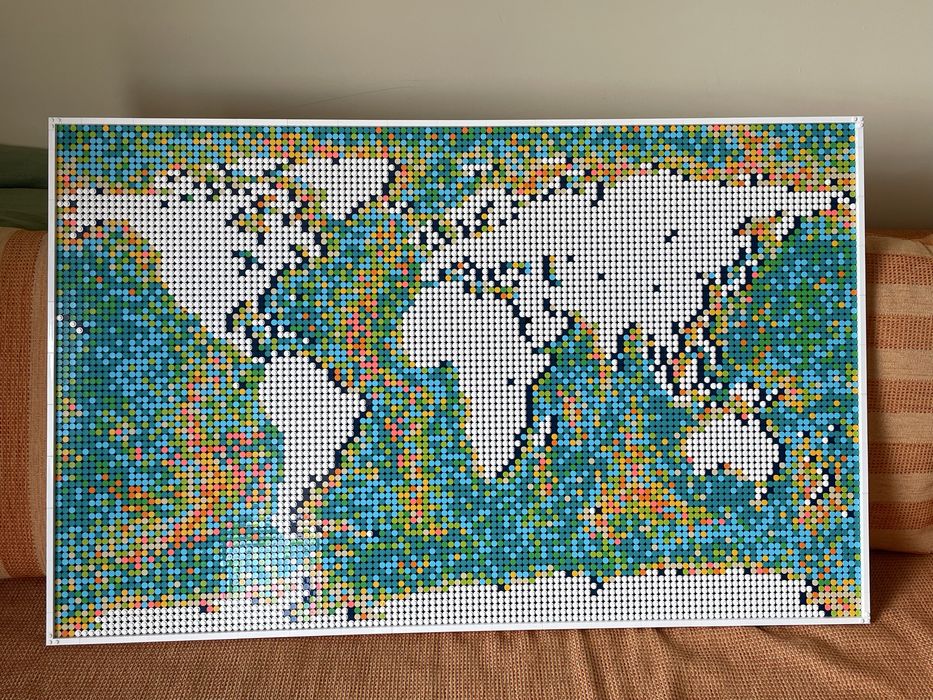 Lego Art world map