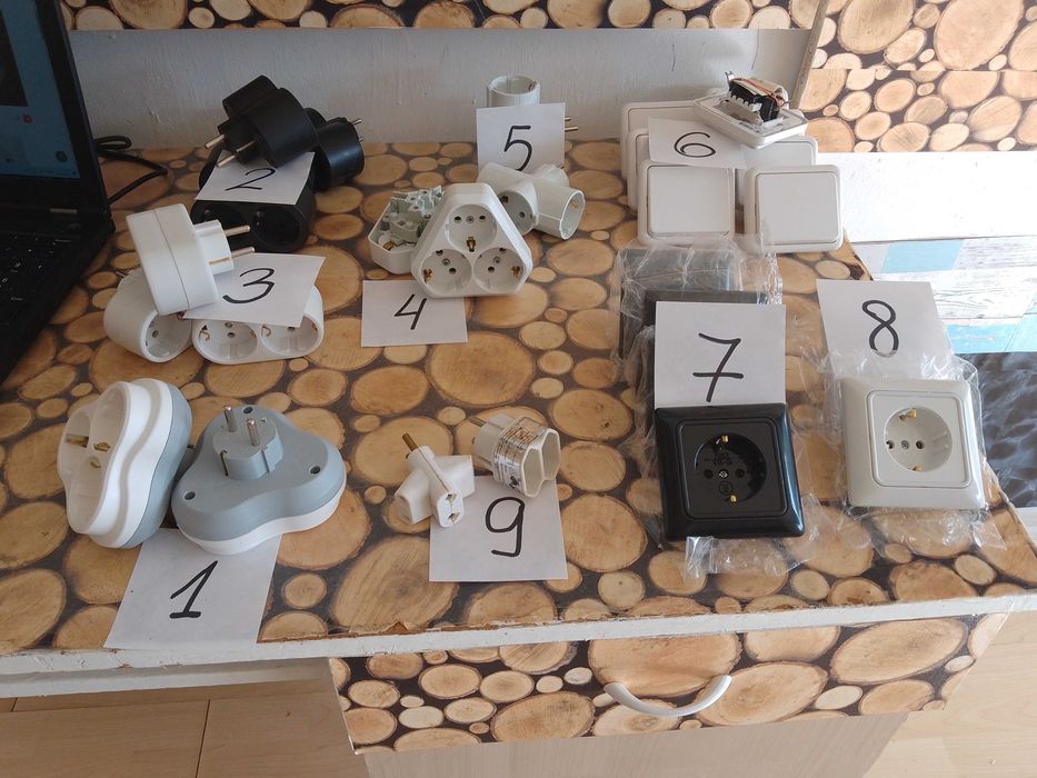 продавам ел.контакти,ключове и разклонители