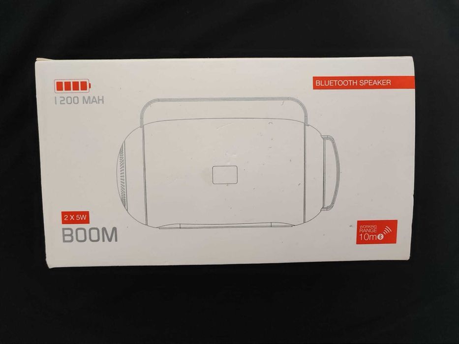 Boxă Bluetooth portabilă BOOM – 2x5W, 1200 mAh