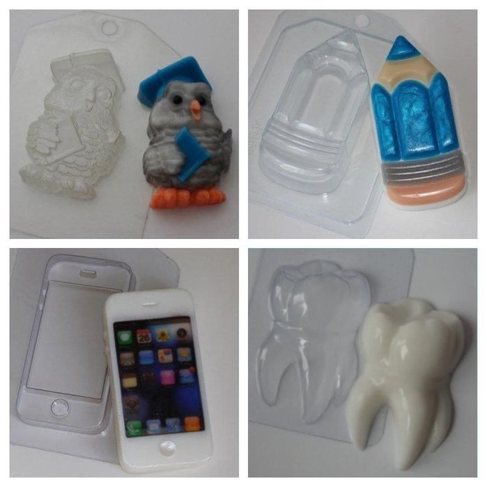 Пластиковые формы для мыло